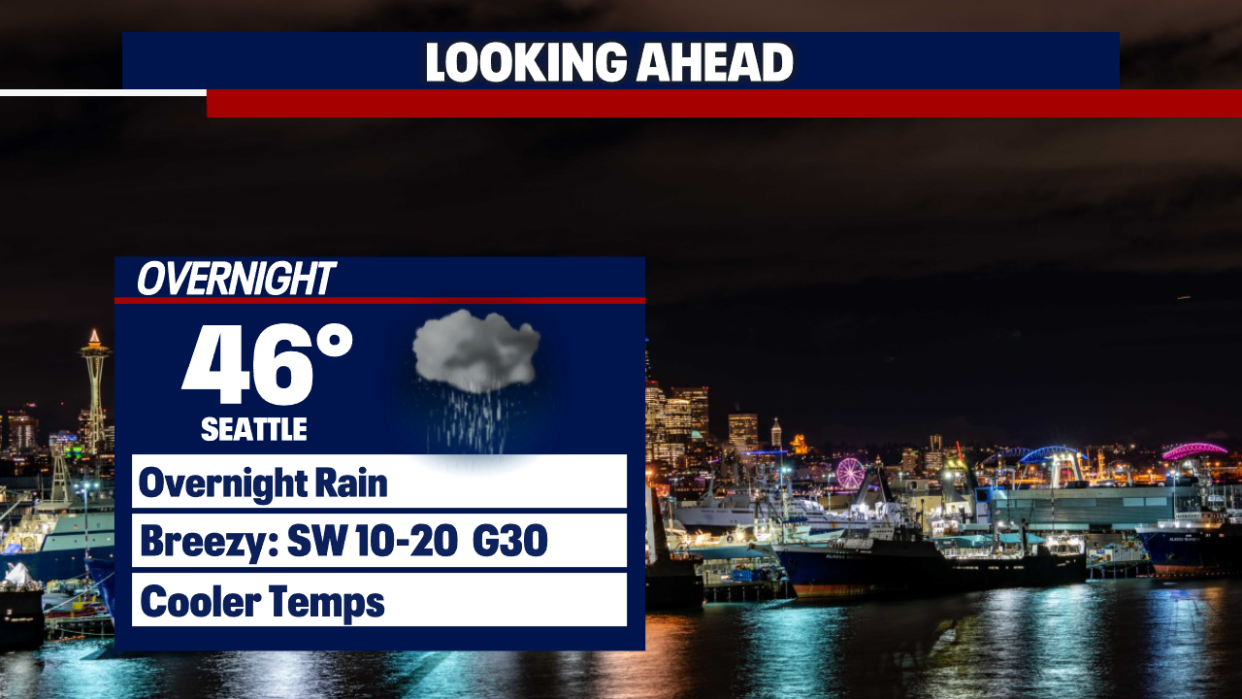 <div>TONIGHT FORECAST</div> <strong>(FOX 13 Seattle)</strong>
