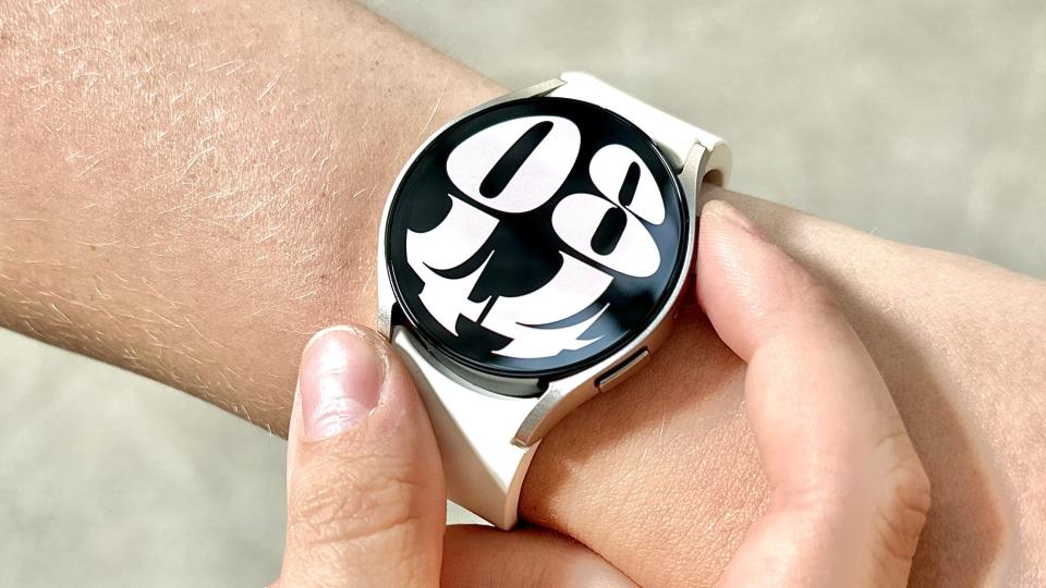 Samsung Galaxy Watch 6 on a person's wrist