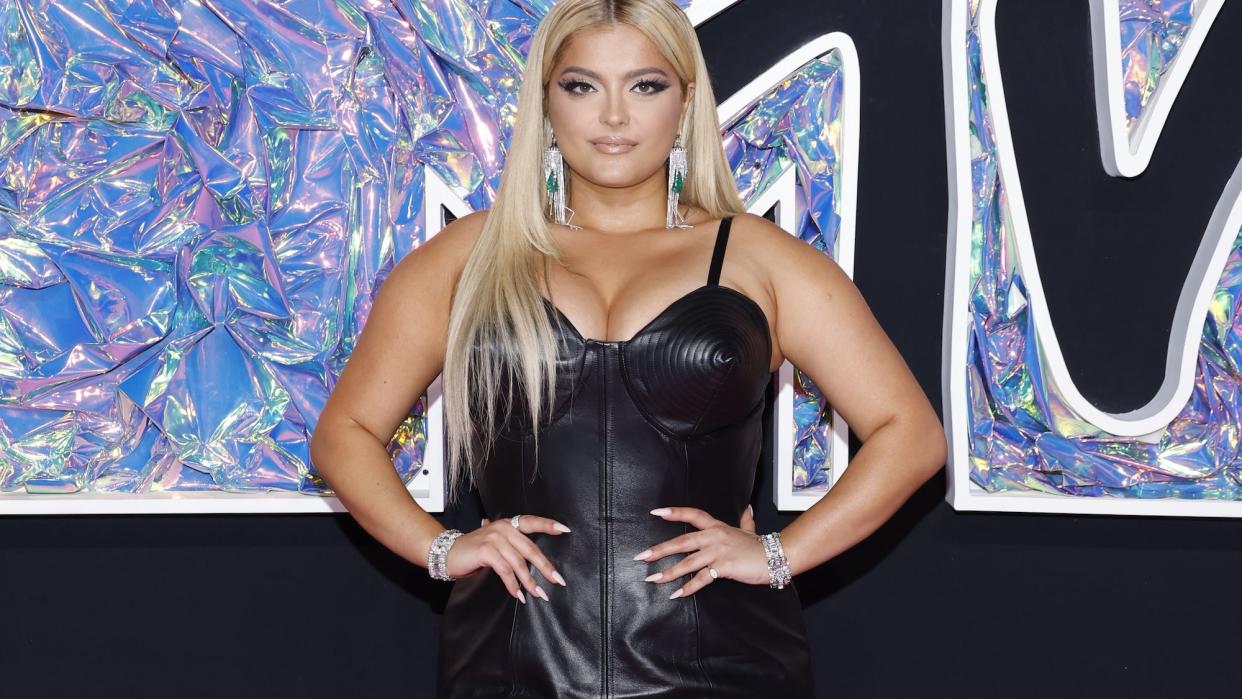 bebe rexha attends the 2023 mtv video music awards at prudential center on september 12, 2023 in newark, new jersey