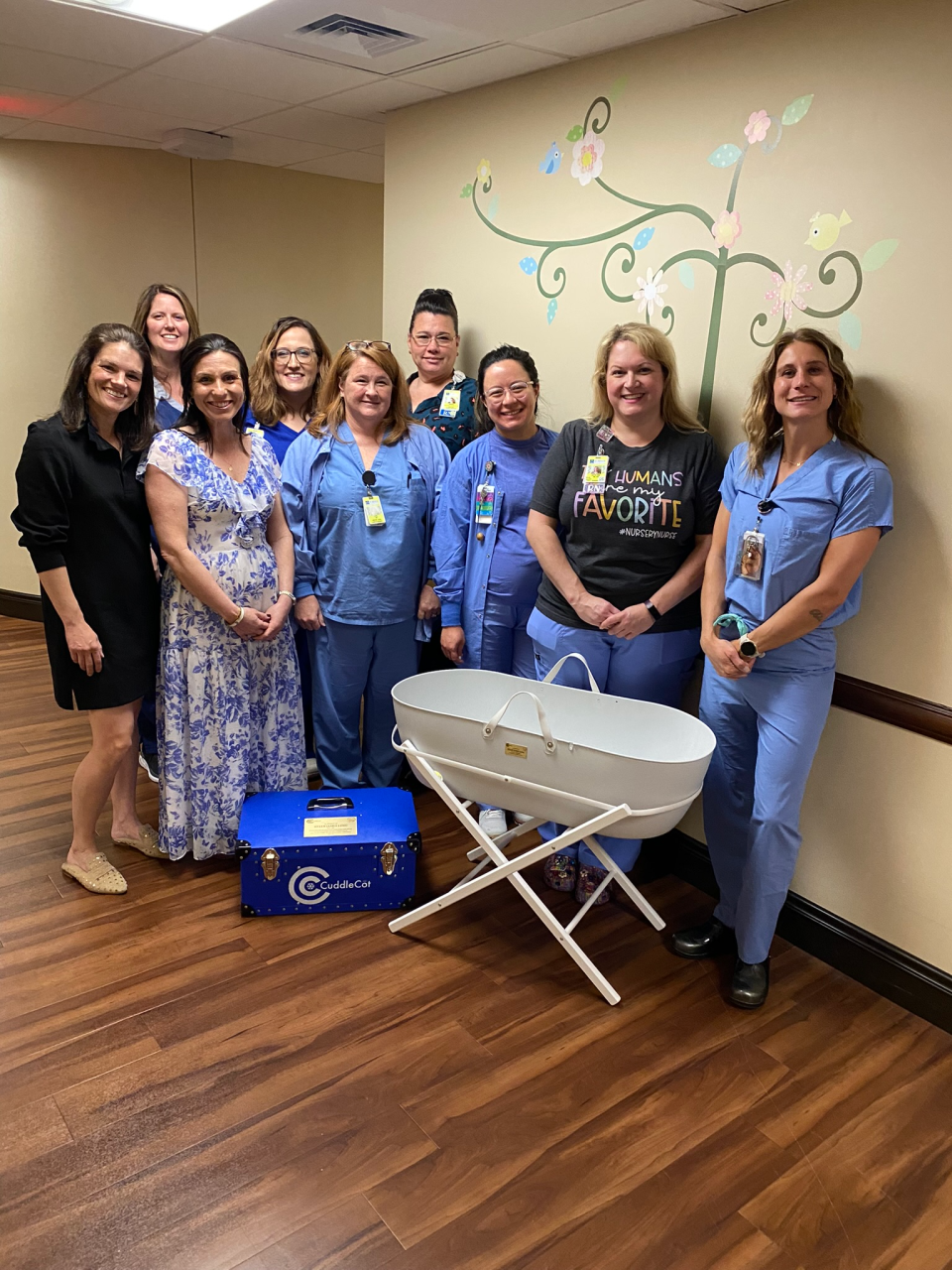 A Cuddle Cot and grief library were gifted to the acute care facility in Gallatin, allowing families more time with their baby.