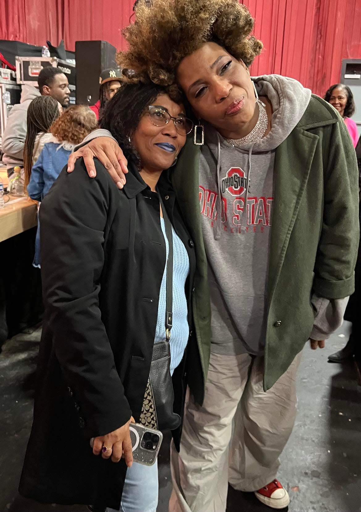 Macy Gray is shown meeting with friends and fans following her Dec. 16 concert at The Kent Stage. Gray, who won a Grammy in 2001, released a new album this year, "The Reset."