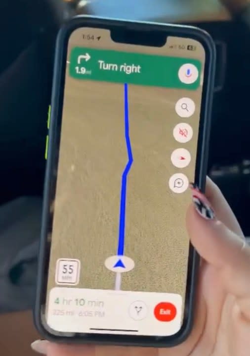<em>A trip leaving Las Vegas turned treacherous during Formula One weekend when a Los Angeles woman said Google Maps took them on a detour into the middle of the desert. (Photo credit: Shelby Easler)</em>