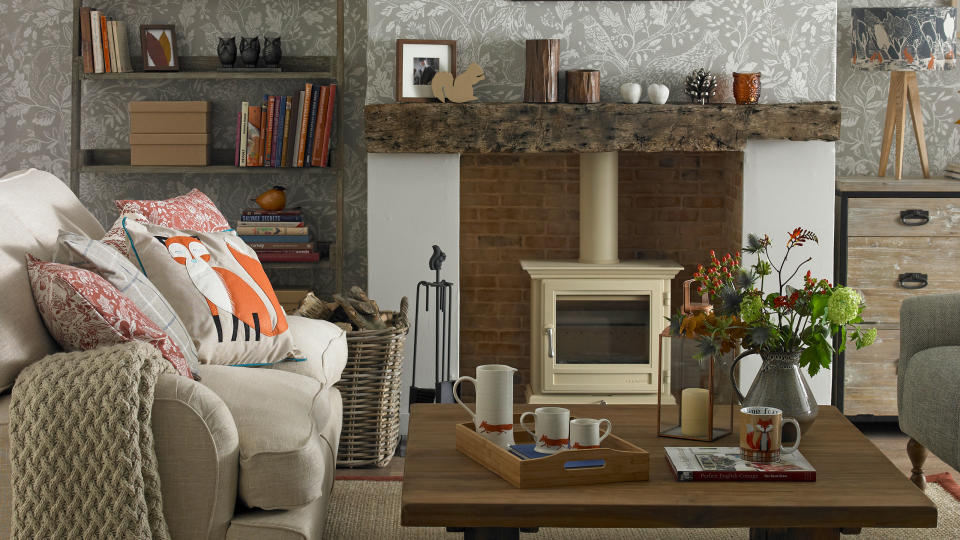 Create a warm and inviting feeling, using traditional, modern, shabby-chic or farmhouse style