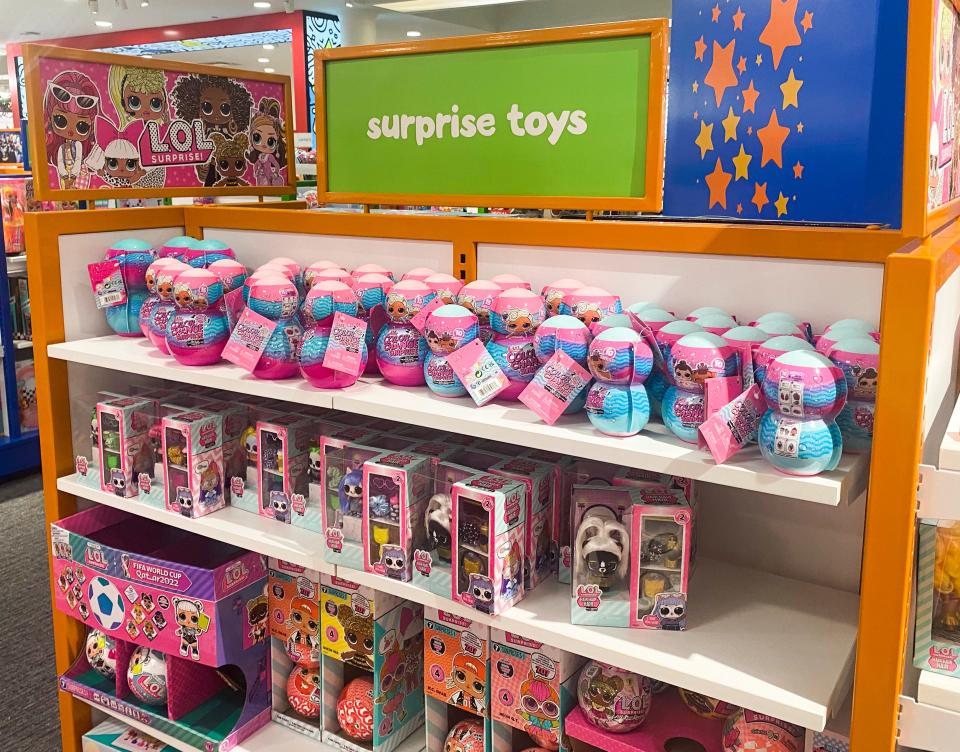 The surprise toy section.
