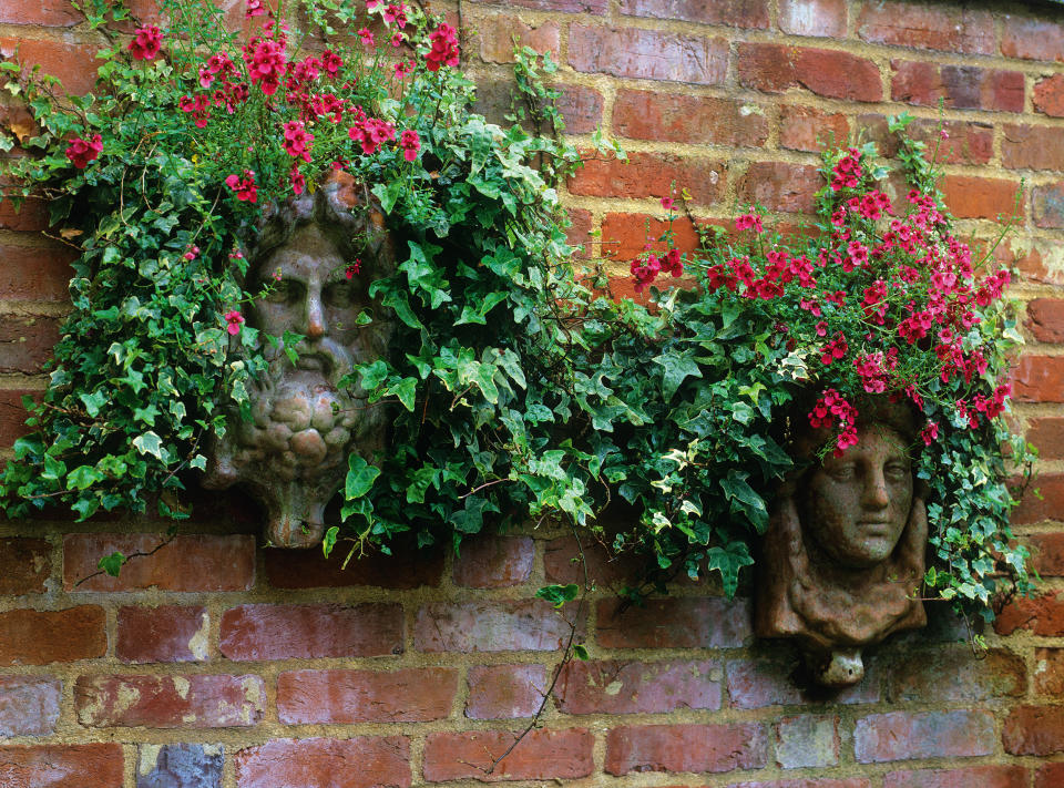 14. Mini statue planters