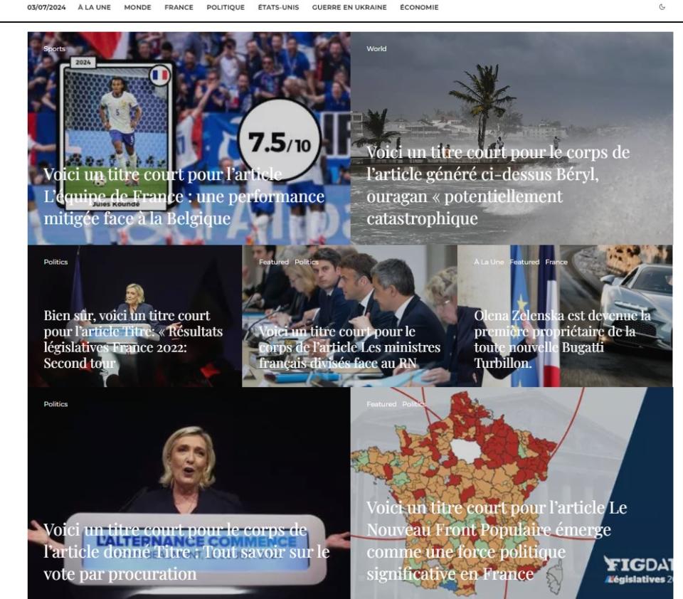 <span>Screenshot der Website "Vérité Cachée": 3. Juli 2024</span>