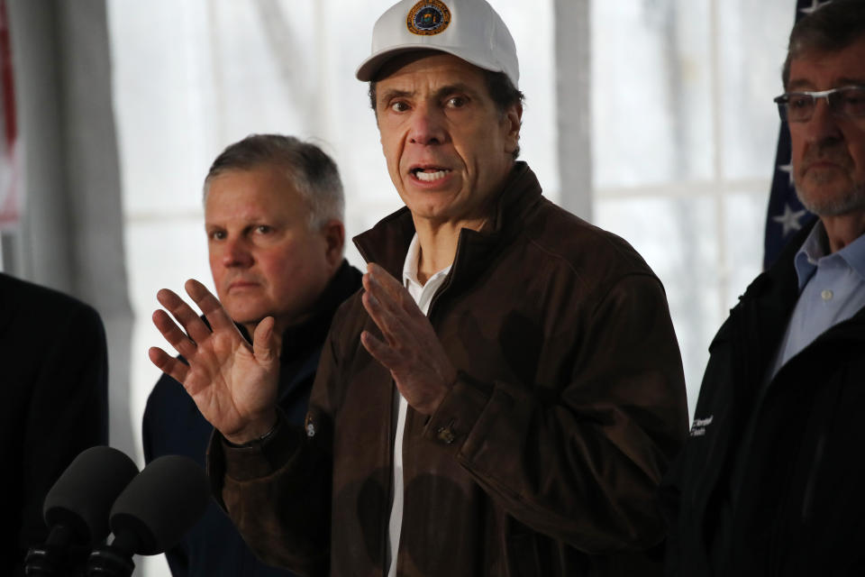 New York Gov. Andrew Cuomo says his state is desperate for ventilators and wants federal help. (Photo: Spencer Platt via Getty Images)