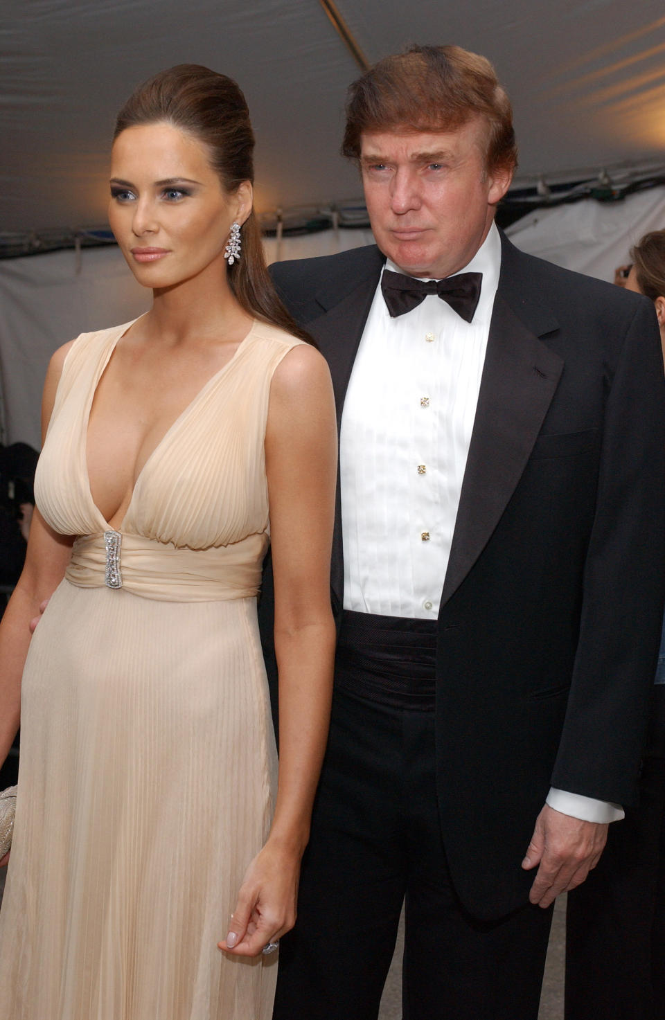 Pictured with Melania Trump.