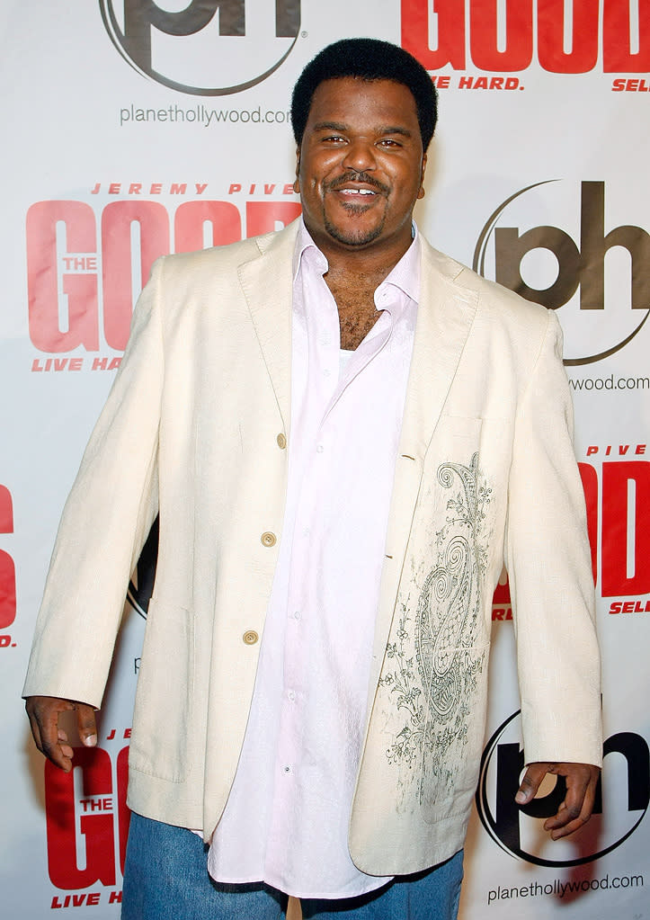 <a href="http://movies.yahoo.com/movie/contributor/1809113978" data-ylk="slk:Craig Robinson;elm:context_link;itc:0;sec:content-canvas" class="link ">Craig Robinson</a> at the Las Vegas premiere of <a href="http://movies.yahoo.com/movie/1809962092/info" data-ylk="slk:The Goods: Live Hard, Sell Hard;elm:context_link;itc:0;sec:content-canvas" class="link ">The Goods: Live Hard, Sell Hard</a> - 08/12/2009