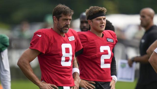 More 'Hard Knocks' for Aaron Rodgers with Jets struggling O-line