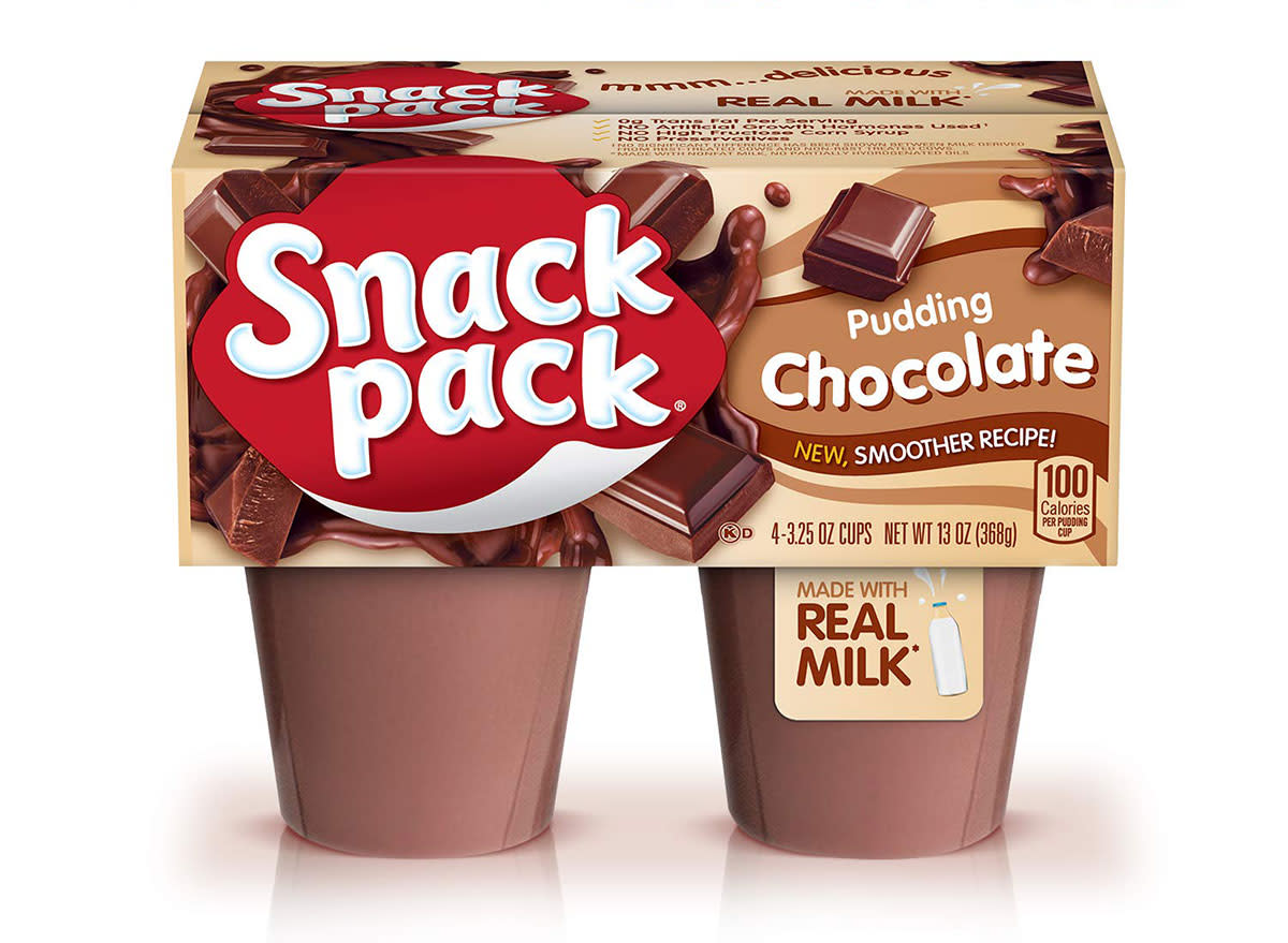 Snack Pack chocolate pudding cups