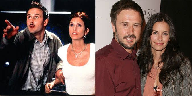 Courteney Cox and David Arquette