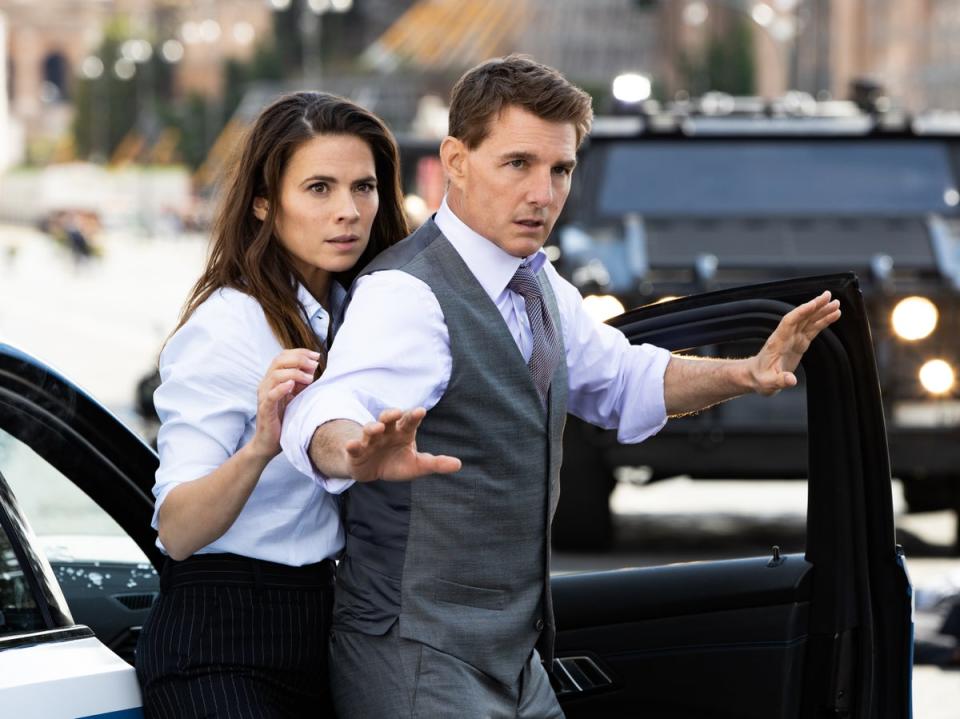 Hayley Atwell and Tom Cruise in ‘Mission: Impossible Dead Reckoning - Part One' (Christian Black/Paramount Pictures/Skydance)