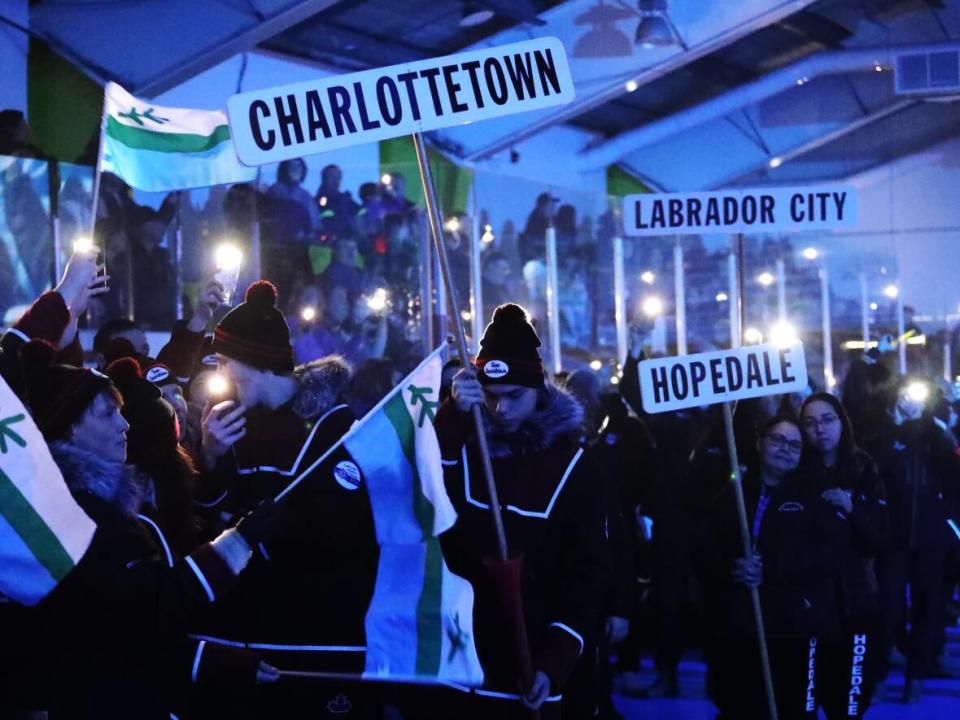 The Labrador Winter Games bring together hundreds of athletes from every Labrador community. The 2023 games mark 40 years since the first games in 1983.  (Heidi Atter/CBC - image credit)