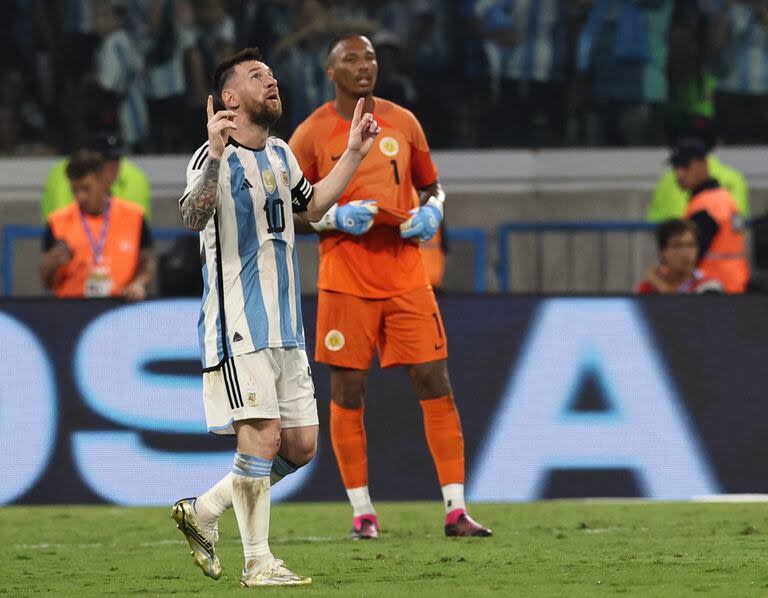 En su último partido ante una selección de Concacaf, Messi le hizo tres goles a Curazao 