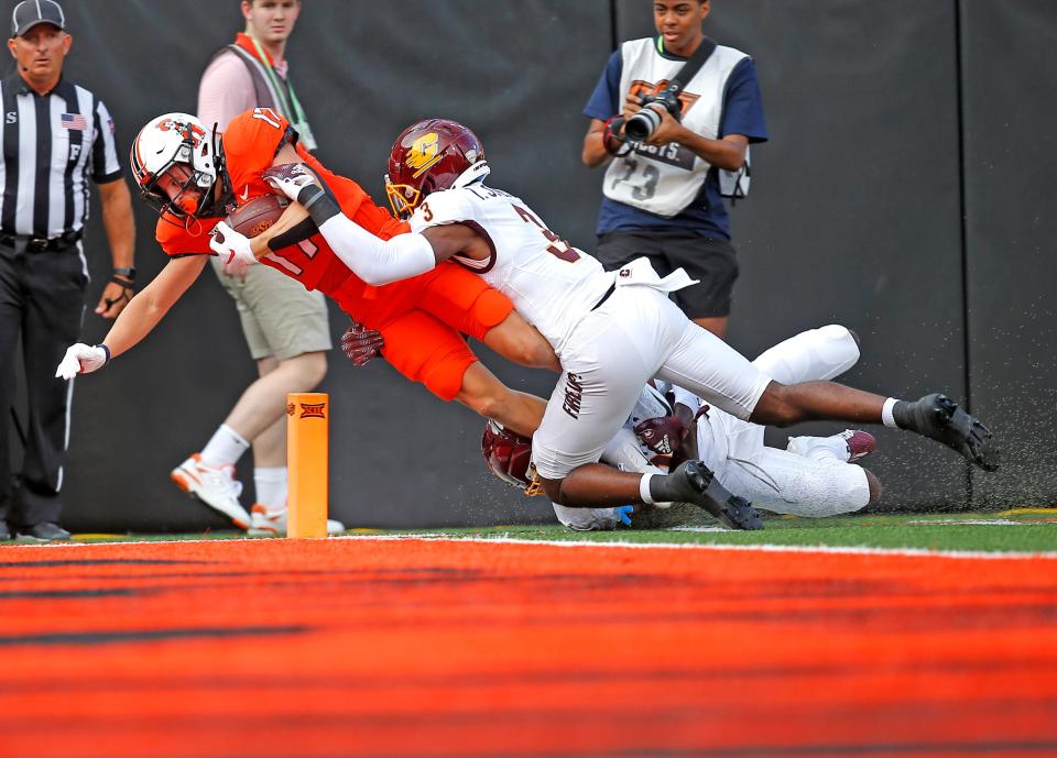 OSU receiver John Paul Richardson had 73 receiving yards and a touchdown last week against Central Michigan.