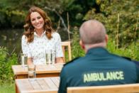 <p>By summer, Middleton was back to attending engagements in person. In July, she had a social distanced meeting with frontline workers on the Sandringham Estate. At this time, the Royal Foundation <a href="https://royalfoundation.com/programme/covid-19-response-fund/" rel="nofollow noopener" target="_blank" data-ylk="slk:announced the COVID-19 Response Fund;elm:context_link;itc:0;sec:content-canvas" class="link ">announced the COVID-19 Response Fund</a> would grant £1.8 million to help frontline workers and mental health services in the United Kingdom. </p>