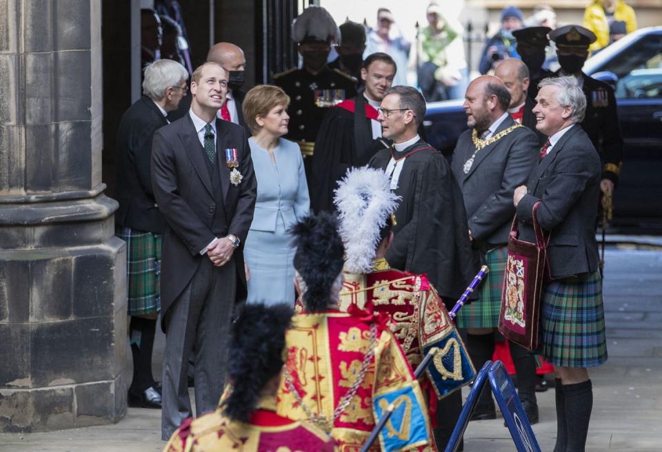 Prince William Met with Emergency Responders During His 2021 Tour of Scotland