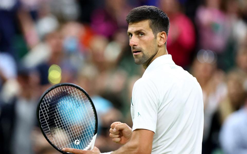 Novak Djokovic's fourth-round match finished just 21 minutes before the 11pm curfew - REUTERS
