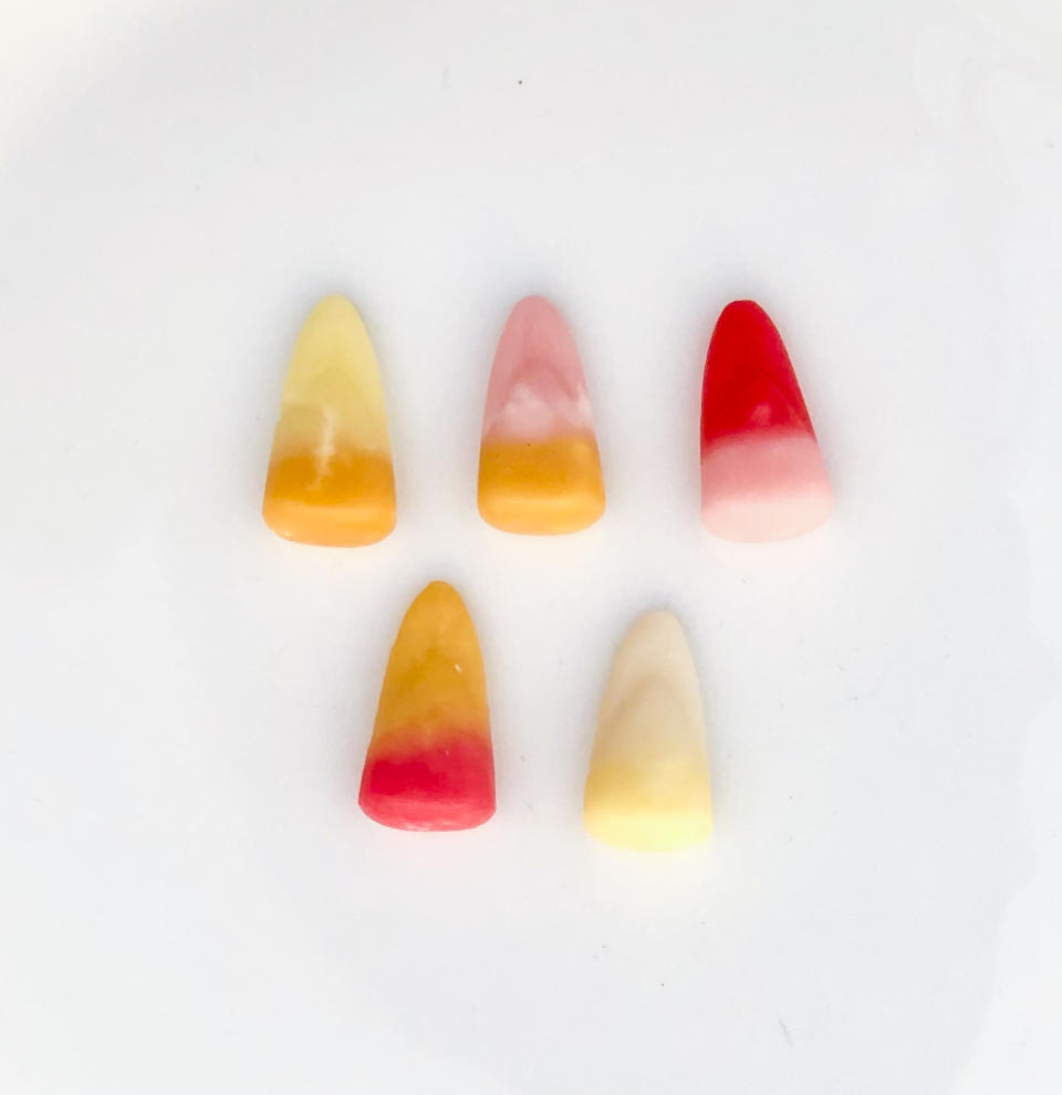 Brach’s Tailgate Candy Corn comes in five flavors for your “enjoyment,