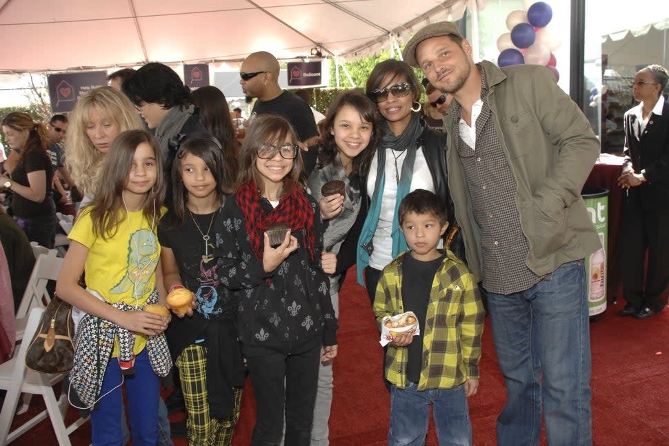 Justin Chambers and his family