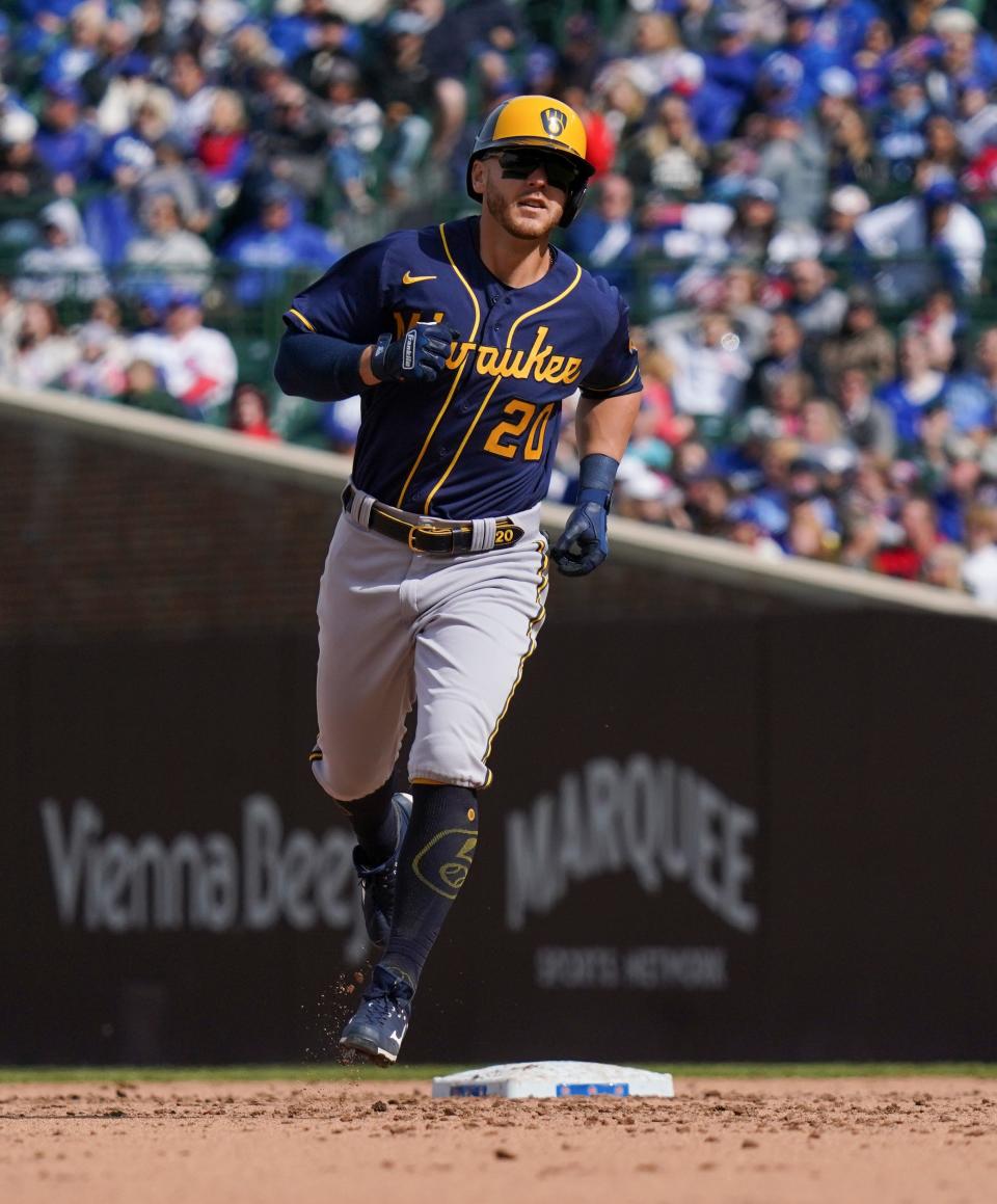 Mike Brosseau, one of the Brewers' usual pinch hitters, says the addition of the designated hitter this season has actually made his preparation to hit more efficient.