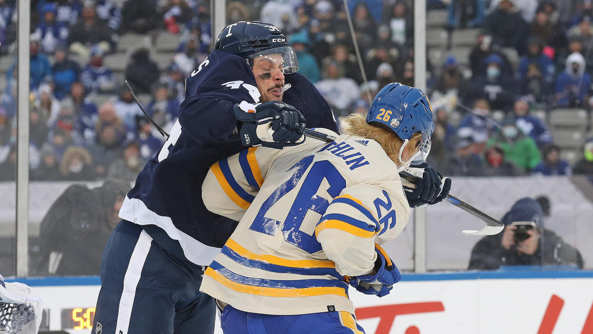 Maple Leafs' Auston Matthews suspended two games for cross-checking Sabres'  Dahlin