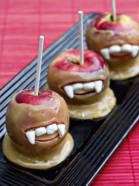 Vampire Caramel Apples