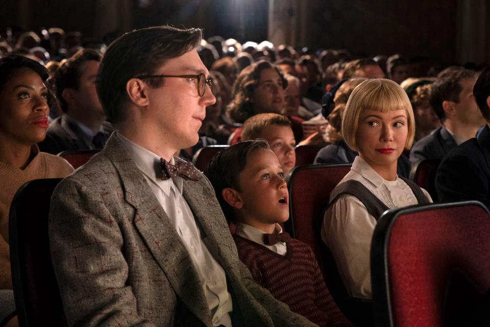 Paul Dano and Michelle Williams star in Steven Spielberg's “The Fabelmans.”