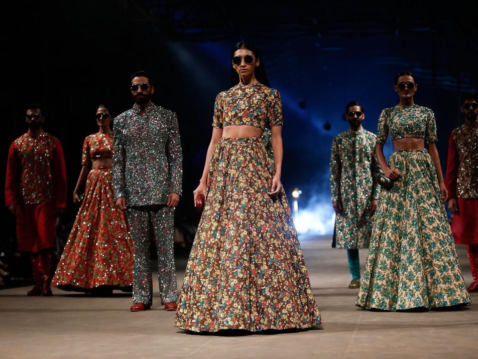 Sabyasachi's designs on the opening night of the Lakme Fashion Week Summer/Resort 2015