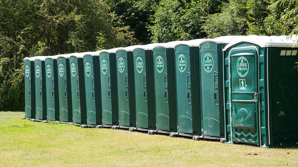 An ultrarunner has been shamed after race officials caught him using a port-a-potty to cheat. (Getty)