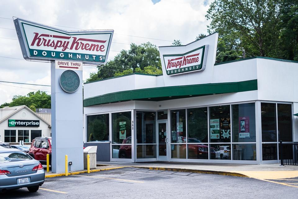 Krispy Kreme has renewed the lease for its doughnut shop at 90 Patton Ave.