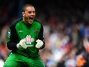 <p>Veteran goalkeeper at Burnley who played 41 times between the sticks for England. </p>