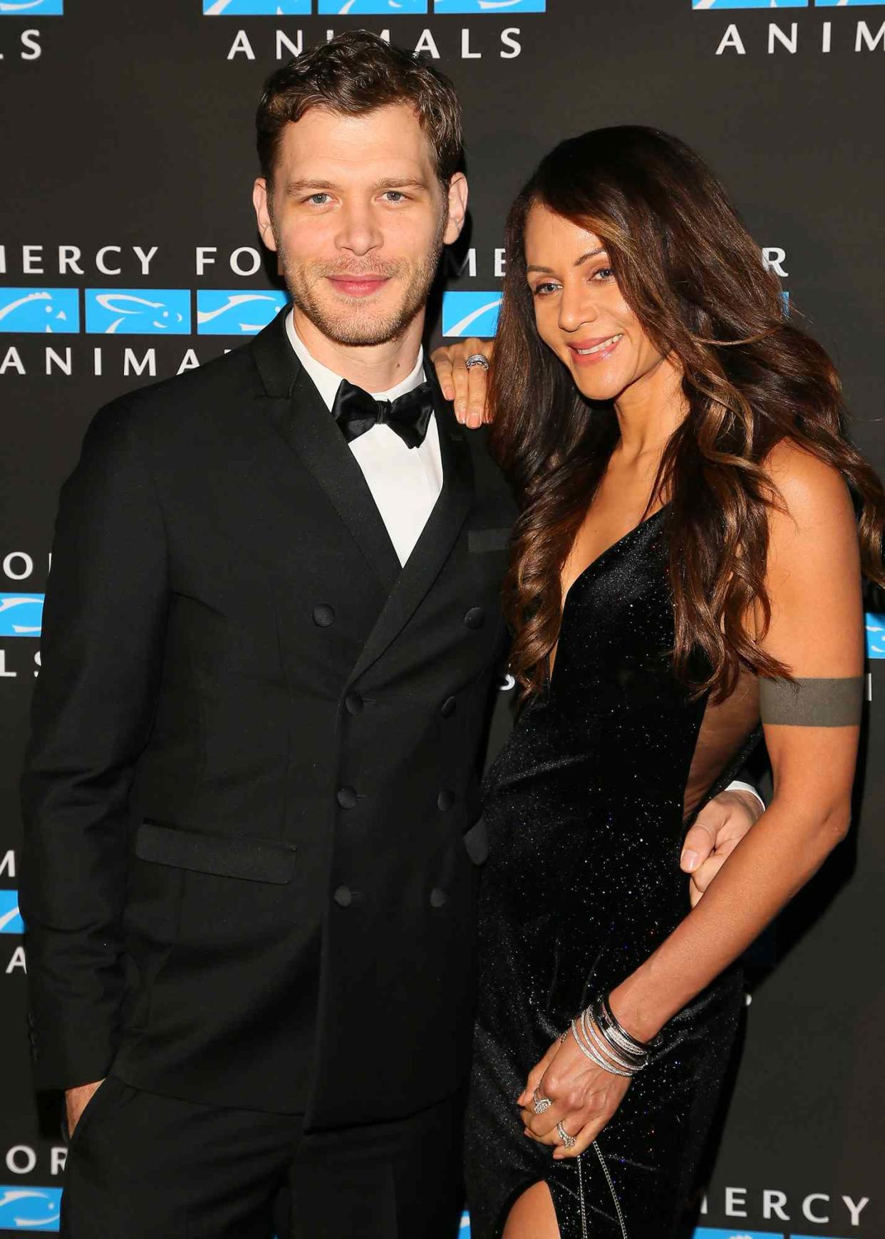 Joseph Morgan and Persia White attend the Mercy For Animals' Annual Hidden Heroes Gala on September 23, 2017 in Los Angeles, California