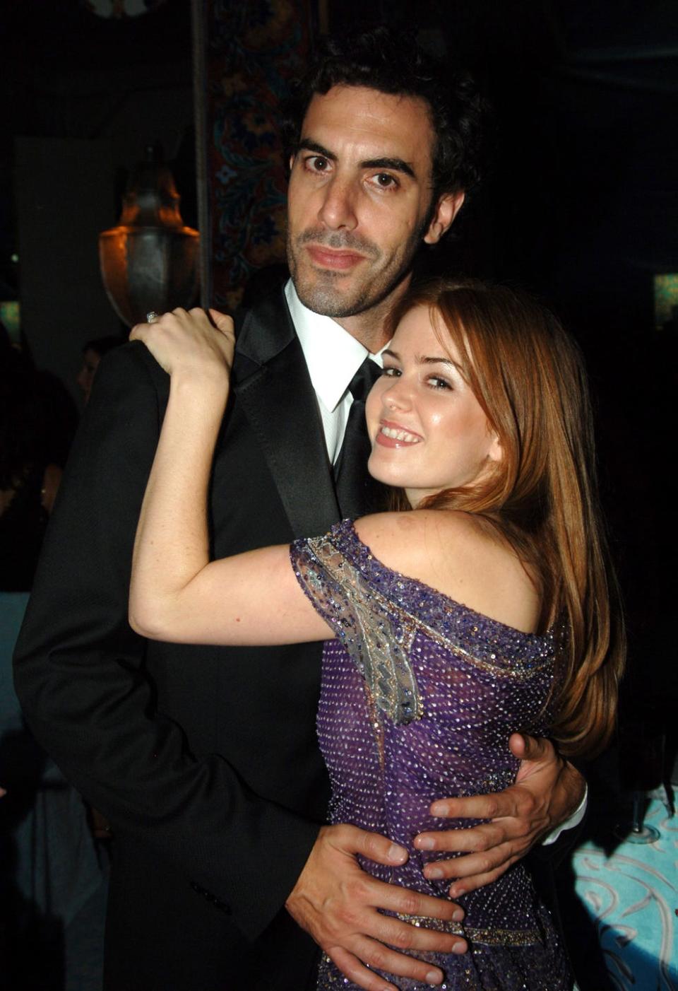 Sacha Baron Cohen and Isla Fisher