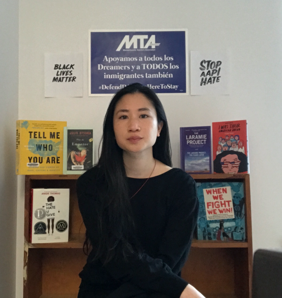 Emily Lew teaches "Action Through Literature" at Newton North High School.