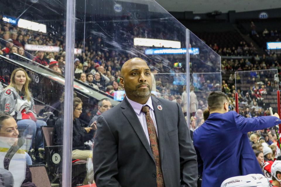 Jason Payne was the only Black head coach in professional hockey when he took over the Cincinnati Cyclones job in 2021.