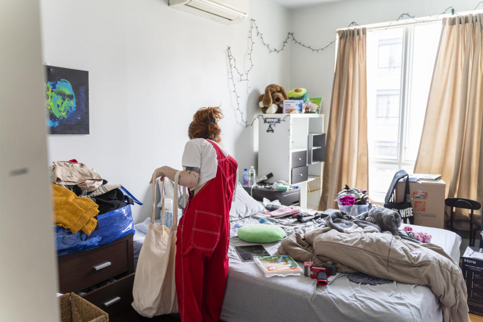 Woman who is experiencing hoarding behaviour. (Getty Images)