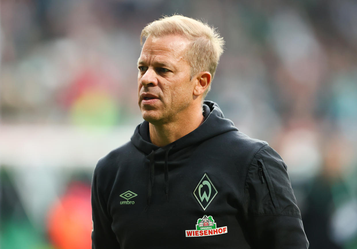 Markus Anfang war vor kurzem aufgrund der Ermittlungen der Staatsanwaltschaft gegen ihn als Trainer von Werder Bremen zurückgetreten (Photo by Martin Rose/Getty Images)