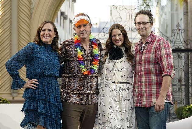 Molly Shannon, David Arquette, Drew Barrymore and Michael Vartan celebrate the 20th anniversary of 