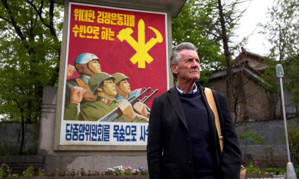 Unmissable … Michael Palin in North Korea.