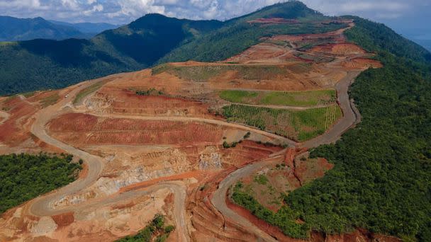 PHOTO: The concession area of a nickel mine in northeastern Guatemala, Oct. 25, 2021. (Carlos Alonzo/AFP via Getty Images, FILE)