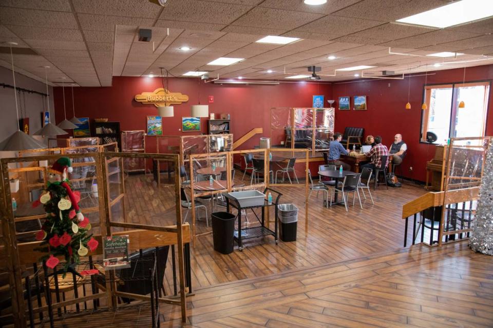 Mojo’s Coffee Bar operates on the Bethel College campus and draws about half its business from faculty, staff and students and half from the North Newton community.