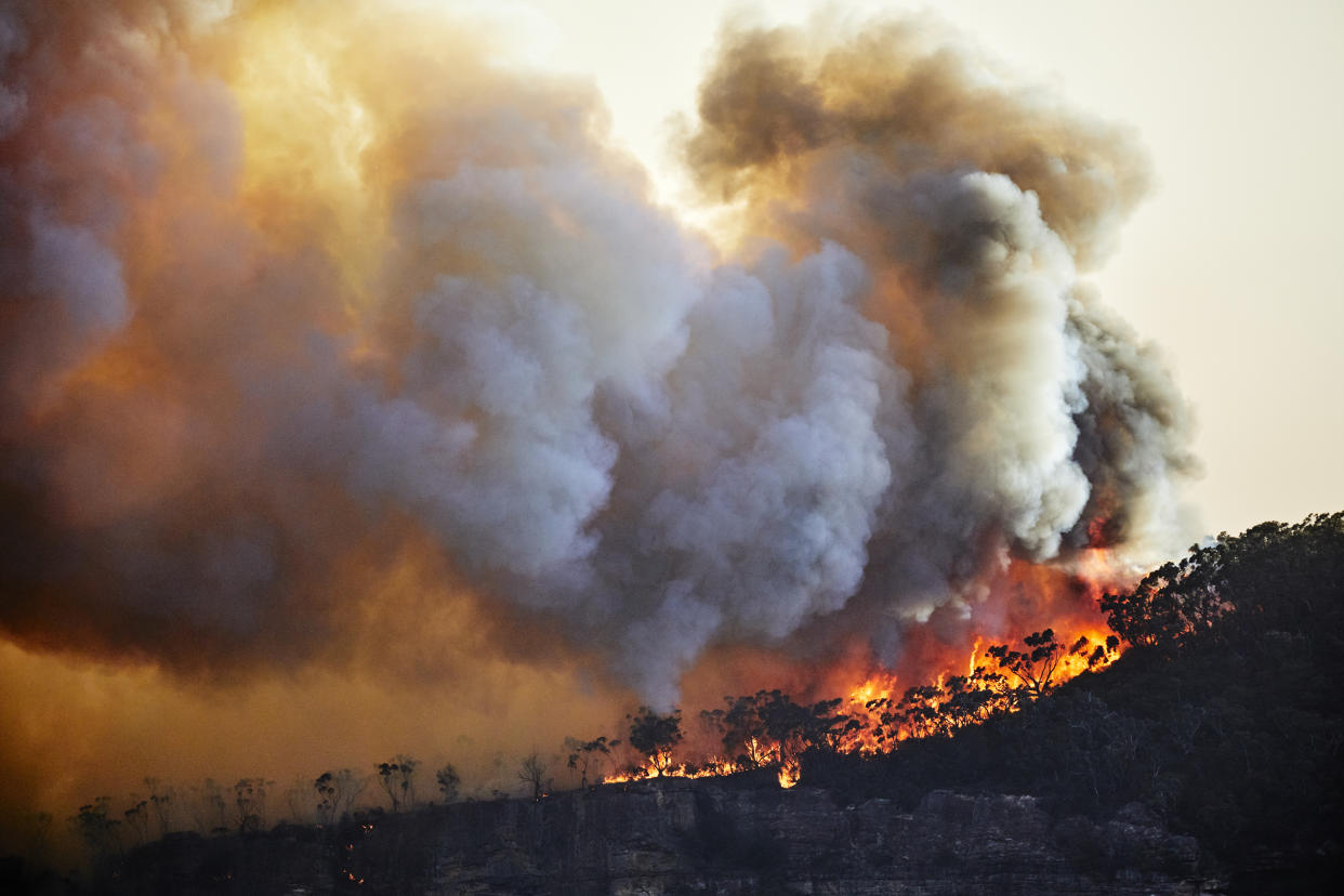 Le promeneur a fait partir en fumée 10 hectares de coteaux (illustration Getty Images)