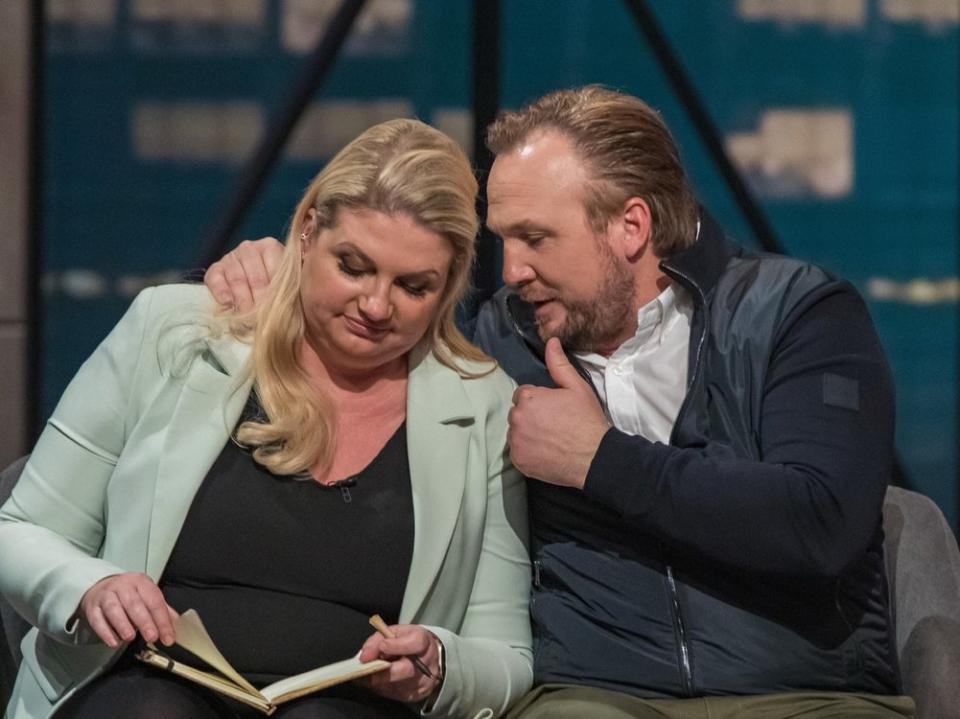 Anne und Stefan Lemcke bei "Die Höhle der Löwen". (Bild: RTL / Bernd-Michael Maurer)