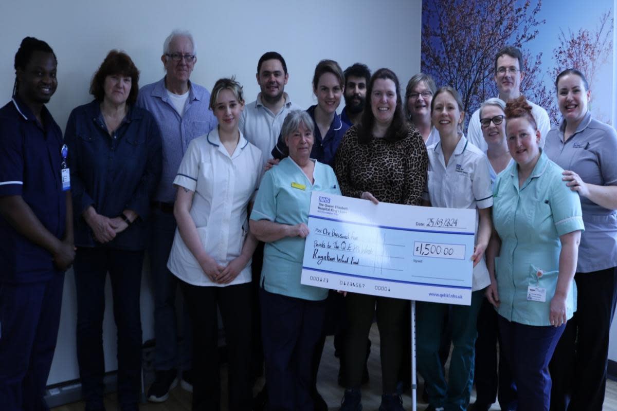 Rare neurological condition survivor raises £1500 for hospital ward <i>(Image: Submitted)</i>