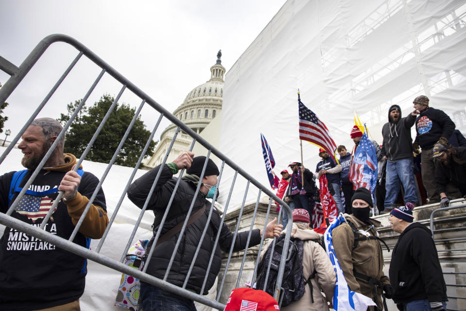 Donald Trump supporters storm the Capitol (Brent Stirton / Getty Images file)