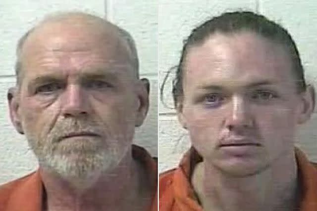 <p>Kentucky State Police, Daviess County Jail</p> Miya Rudd's grandfather Ricky Smith (left), and family friend Brodie C. Payne