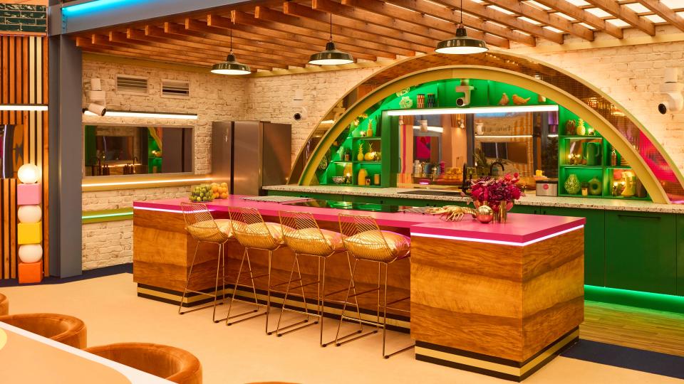 The kitchen from the Celebrity Big Brother 2024 house