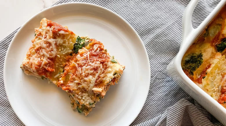 Easy Spinach Lasagna